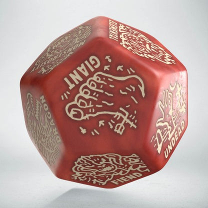Q Workshop - Monster Generator Die: Red&Beige