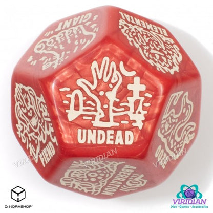 Q Workshop - Monster Generator Die: Red&Beige