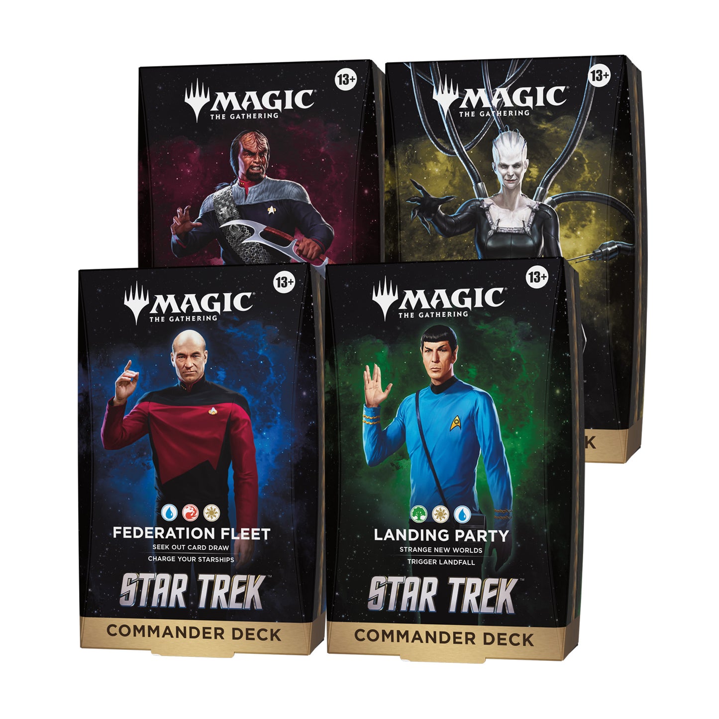 MTG - Star Trek Commander Deck Display (4 Decks) - EN