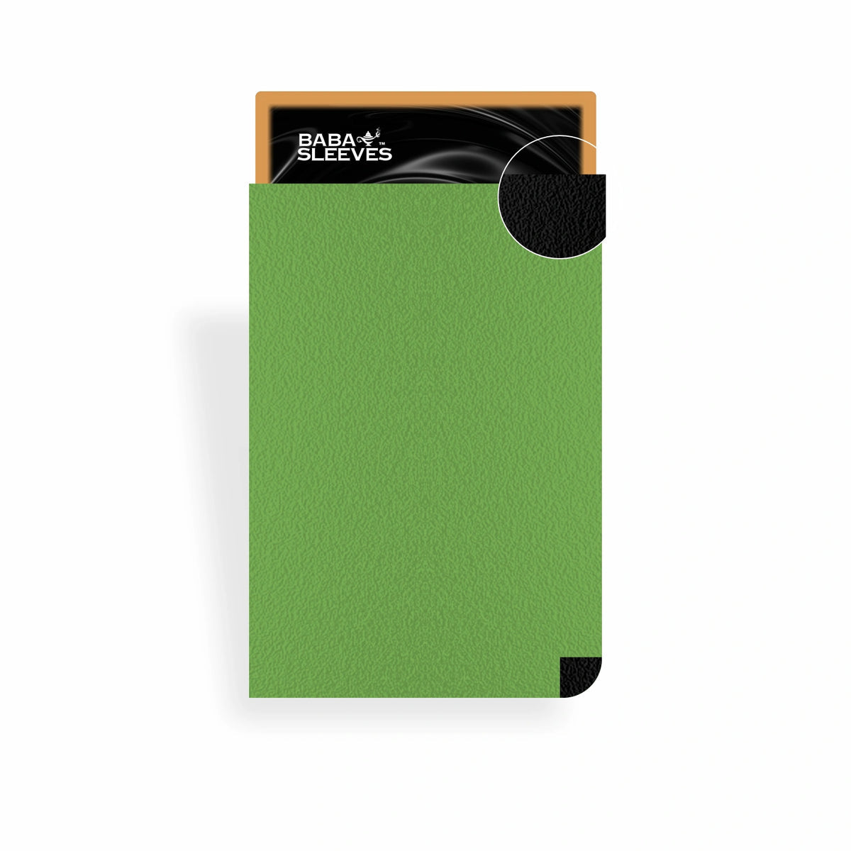 Baba Sleeves - Matte Dual Grün / Toxic Green Hüllen Japan Size (60 Sleeves)