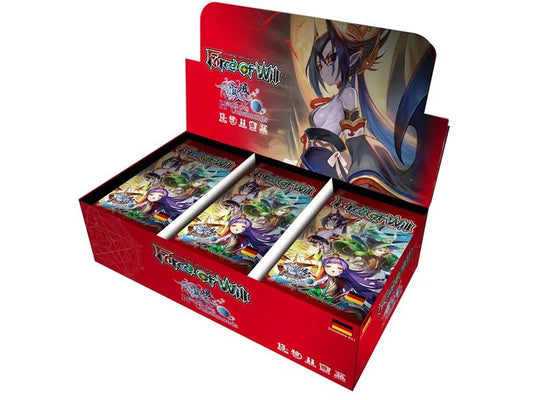 Force of Will (FOW) - Hauch des Unheilmonds - Reiya-Zyklus: Set 4 [R4] - Booster Display (36 Booster Packs) - DE