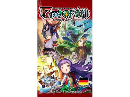 Force of Will (FOW) - Hauch des Unheilmonds - Reiya-Zyklus: Set 4 [R4] - Booster Display (36 Booster Packs) - DE
