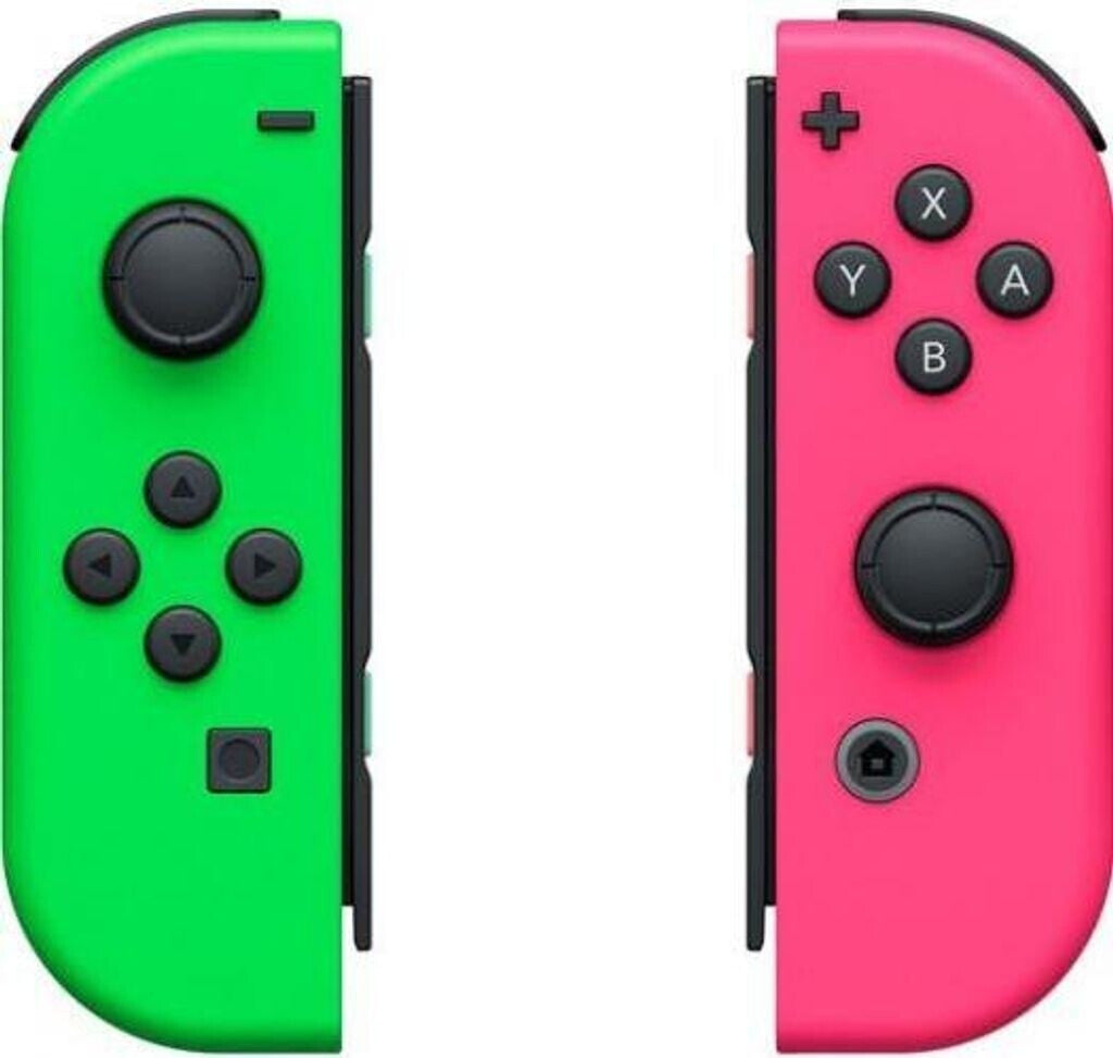 Nintendo Switch Joy Con Set neon-grün/neon-pink - gebraucht