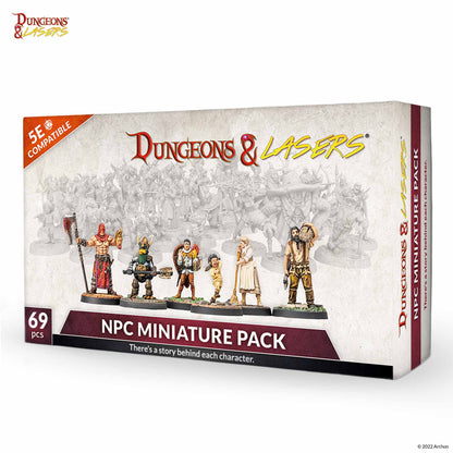 Dungeons & Lasers - Miniatures: NPC Miniatures Pack