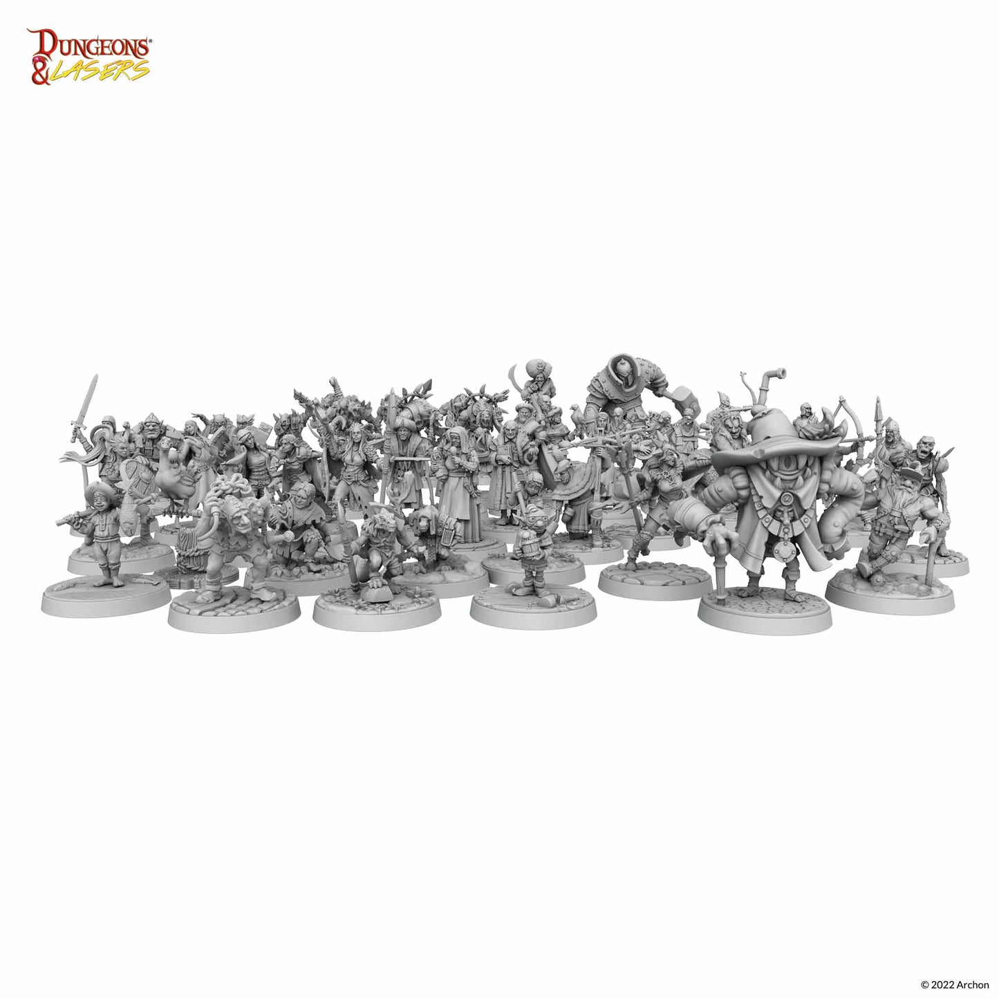 Dungeons & Lasers - Miniatures: NPC Miniatures Pack