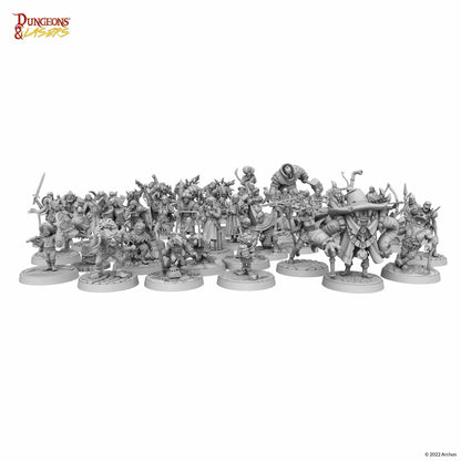 Dungeons & Lasers - Miniatures: NPC Miniatures Pack