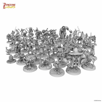 Dungeons & Lasers - Miniatures: NPC Miniatures Pack
