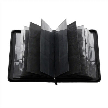 Baba Sleeves - 9-Pocket Toploader Binder Groß Schwarz für 252 Karten