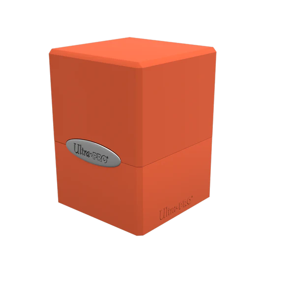 Ultra Pro (UP) - Deck Box - Classic Satin Cube - Pumpkin Orange