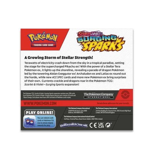 Pokémon (PKM) - Karmesin & Purpur 8 - Stürmische Funken - Booster Display (36 Booster) - DE