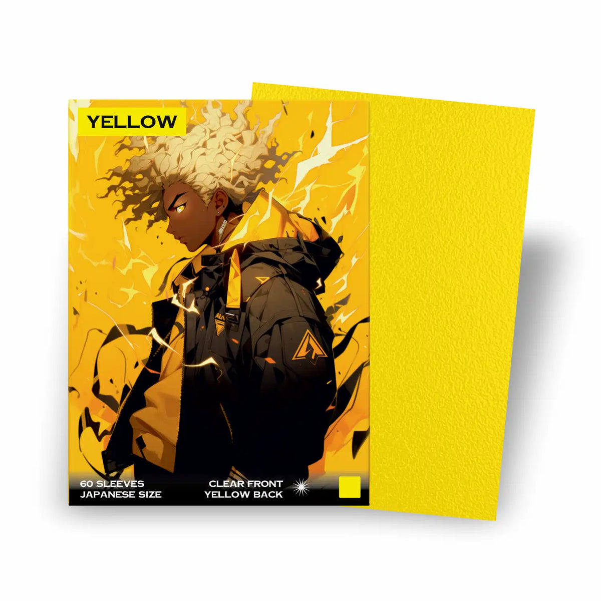 Baba Sleeves - Matte Gelbe / Yellow Hüllen Japan Size (60 Sleeves)