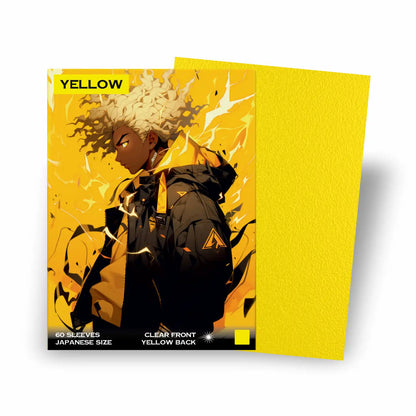 Baba Sleeves - Matte Gelbe / Yellow Hüllen Japan Size (60 Sleeves)