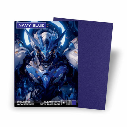 Baba Sleeves - Matte Marine Blaue / Navy Blue Hüllen Japan Size (60 Sleeves)