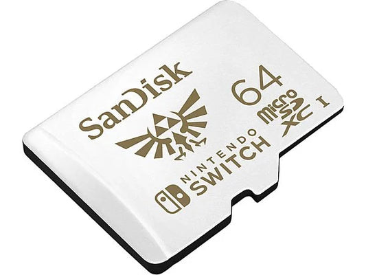 SANDISK - microSDXC™ Speicherkarte für Nintendo Switch - 64 GB - Weiß / The Legend of Zelda