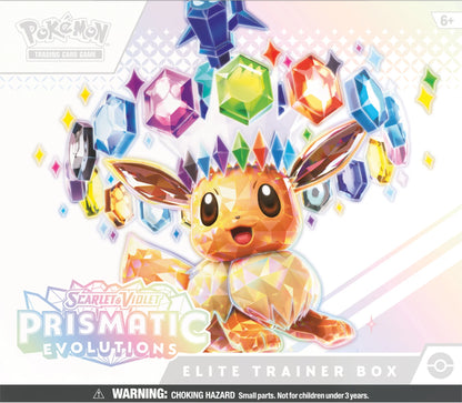 Pokémon (PKM) - Karmesin und Purpur 8.5 - Prismatische Entwicklungen / Prismatic Evolutions - Top Trainer Box - DE