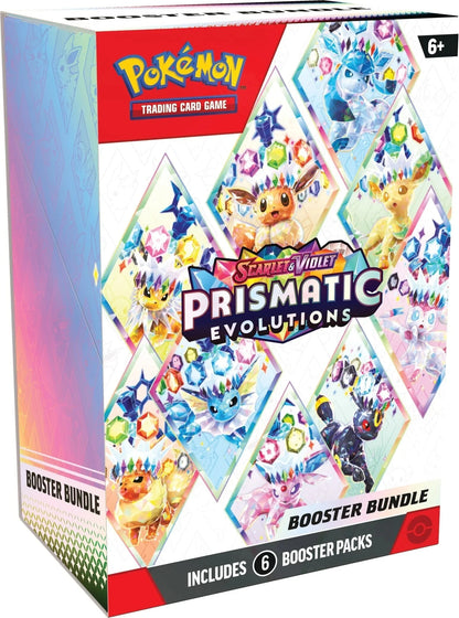 Pokémon (PKM) - Karmesin und Purpur 8.5 - Prismatische Entwicklungen / Prismatic Evolutions - Booster Bundle - DE