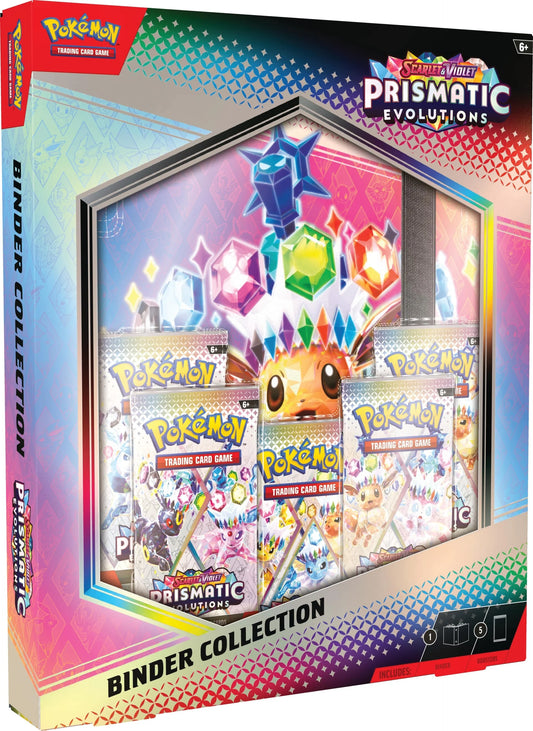 Pokémon (PKM) - Karmesin und Purpur 8.5 - Prismatische Entwicklungen / Prismatic Evolutions - Ordner / Binder Kollektion - DE