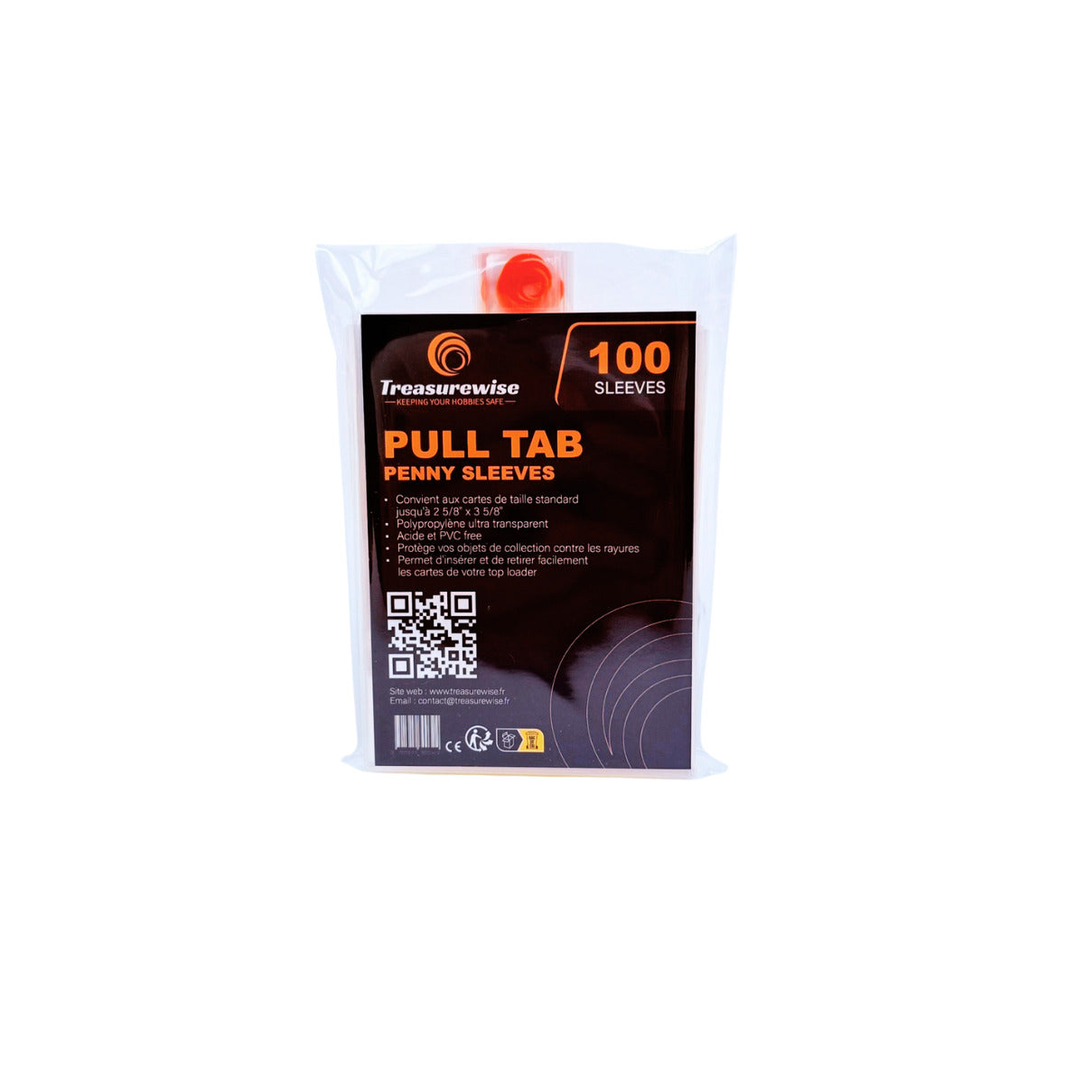 TreasureWise - Pull Tab Penny Sleeves (100 units)
