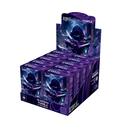 Baba Sleeves - Matte Lila / Purple Hüllen Standard Size (70 Sleeves)