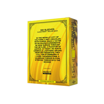 Baba Sleeves - Matte Gelbe / Yellow Hüllen Standard Size (100 Sleeves)