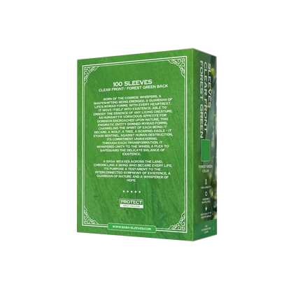 Baba Sleeves - Matte Grüne / Green Hüllen Standard Size (70 Sleeves)