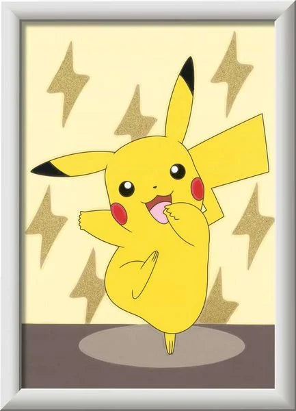 Color by Number Pokémon: Pikachu
