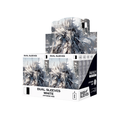 Baba Sleeves - Matte Dual Weiß / White Hüllen Japan Size (60 Sleeves)