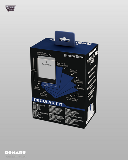 Gatherers' Tavern - DOMARU Regular Fit Standard Sleeves: Regent Blue (100 Sleeves)