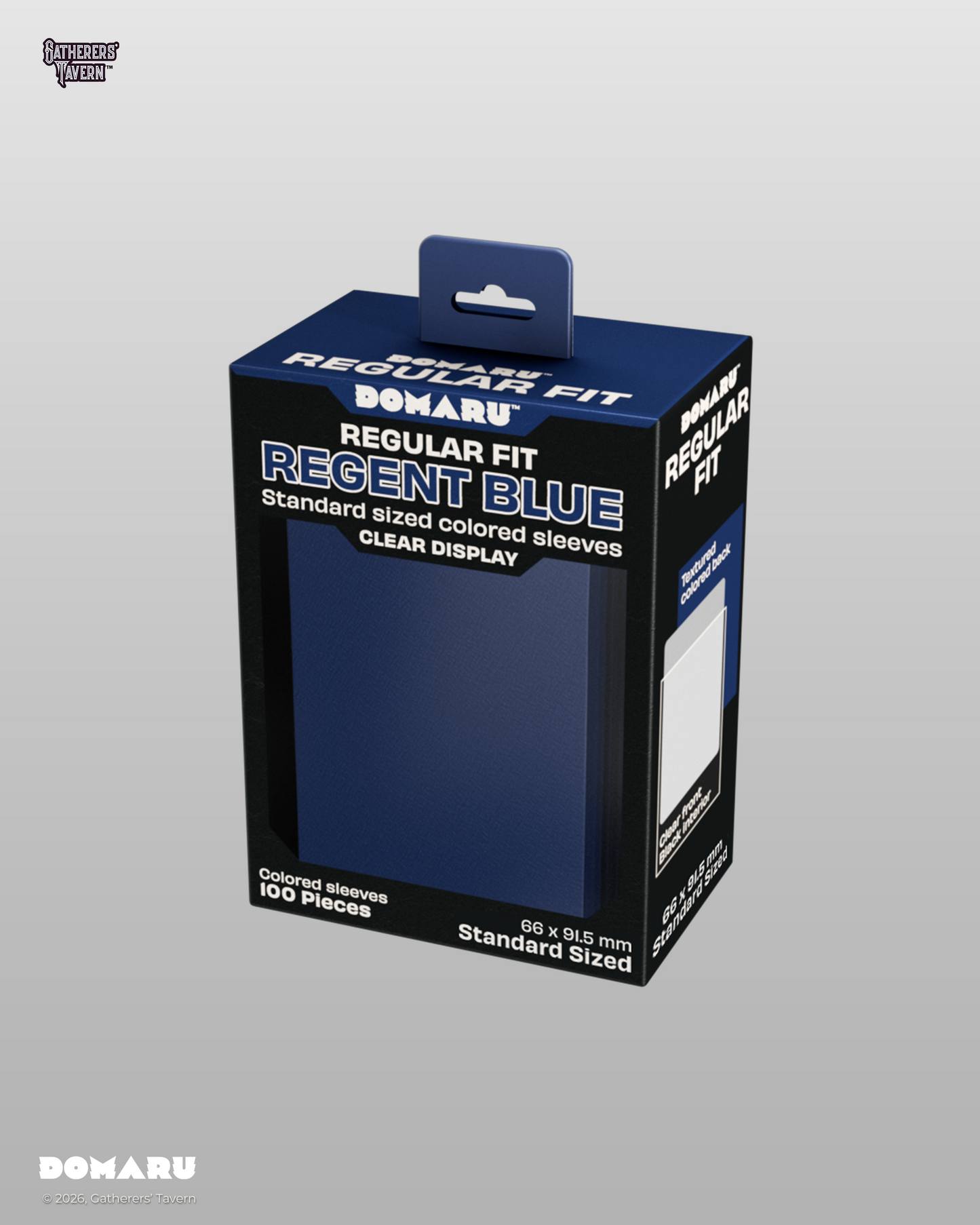 Gatherers' Tavern - DOMARU Regular Fit Standard Sleeves: Regent Blue (100 Sleeves)