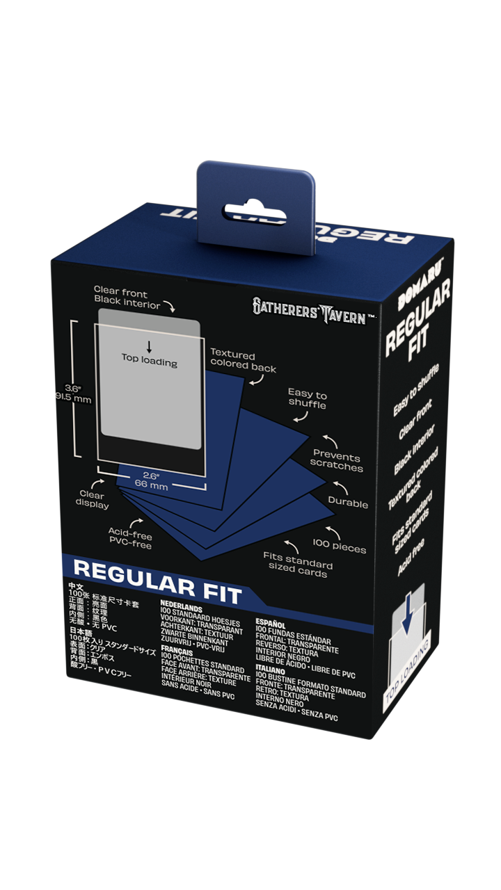 Gatherers' Tavern - DOMARU Regular Fit Standard Sleeves: Regent Blue (100 Sleeves)