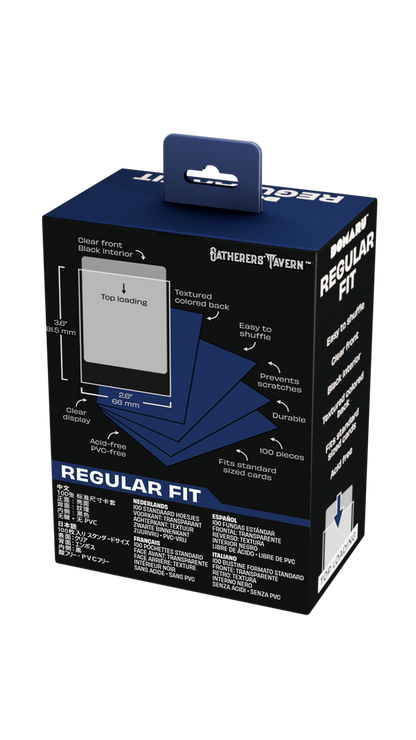 Gatherers' Tavern - DOMARU Regular Fit Standard Sleeves: Regent Blue (100 Sleeves)