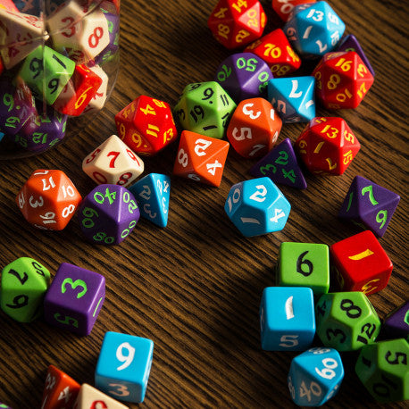Q Workshop - Jar of dice: Classic RPG (80 Dice)