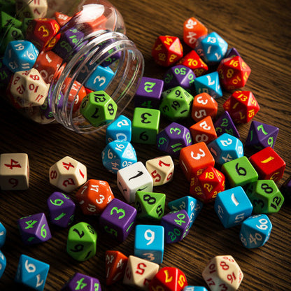 Q Workshop - Jar of dice: Classic RPG (80 Dice)