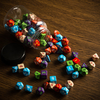 Q Workshop - Jar of dice: Classic RPG (80 Dice)