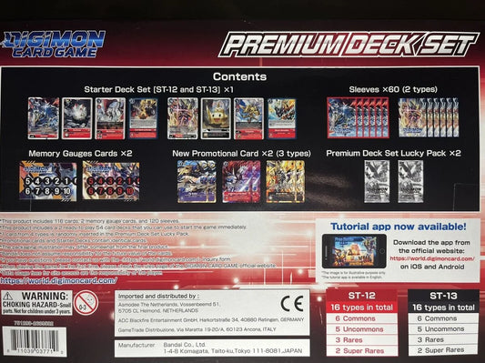 Digimon Card Game (DCG) - Premium Deck Set [PD-01] - EN