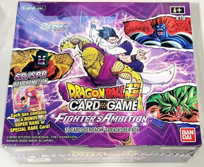 Dragon Ball Super Card Game (DBSCG) - Zenkai Series Set 02 - Fighter's Ambition [DBS-B19] - Booster Display (24 Booster Packs) - EN