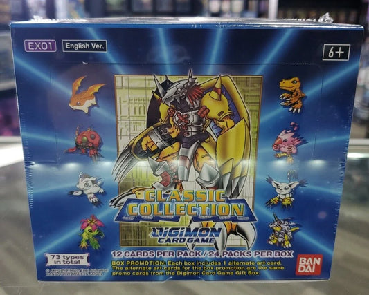 Digimon Card Game (DCG) - Classic Collection [EX01] - Booster Display (24 Booster Packs) - EN