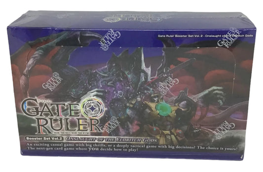 Gate Ruler (GR) - Booster Set Vol.2: Onslaught of the Eldritch Gods - Booster Display (36 Booster Packs) - EN