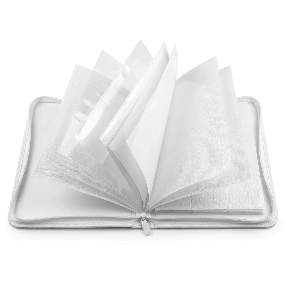 Baba Sleeves - 9-Pocket Zip-Binder Groß Weiß für 360 Karten