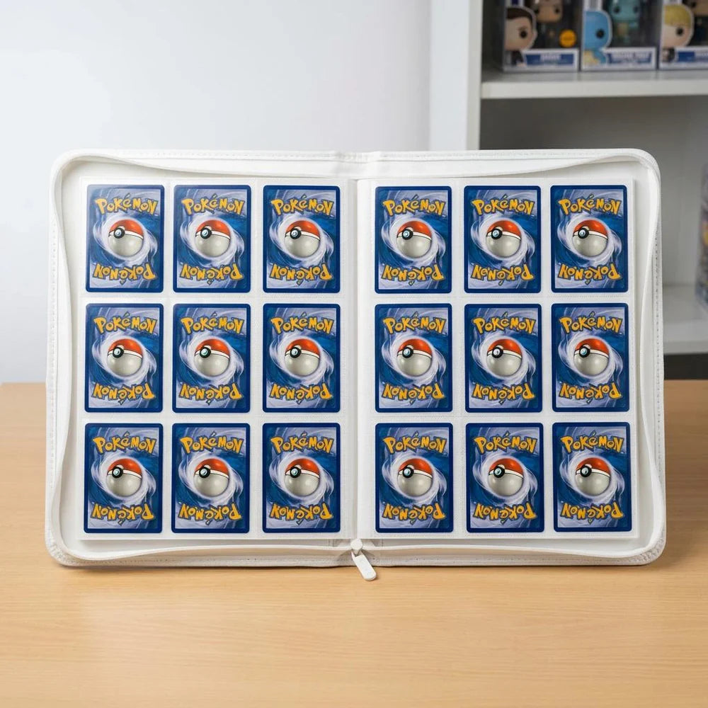 Baba Sleeves - 9-Pocket Zip-Binder Groß Weiß für 360 Karten