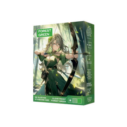 Baba Sleeves - Matte Grüne / Green Hüllen Standard Size (70 Sleeves)
