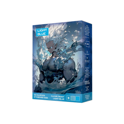 Baba Sleeves - Matte Hellblaue / Light Blue Hüllen Standard Size (100 Sleeves)