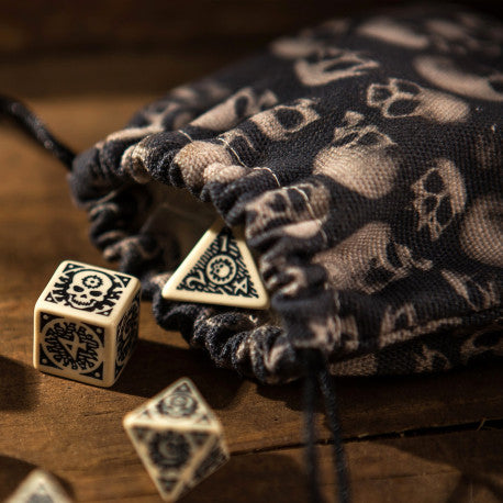 Q Workshop - Skull Fullprint Dice Bag