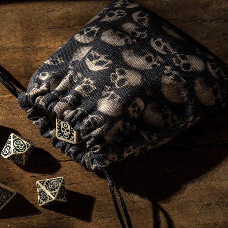 Q Workshop - Skull Fullprint Dice Bag
