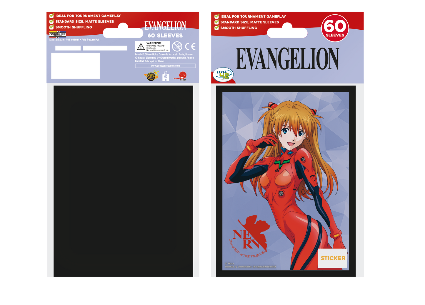 DPG - Standard Sleeves Neon Genesis Evangelion: Asuka (60 sleeves)