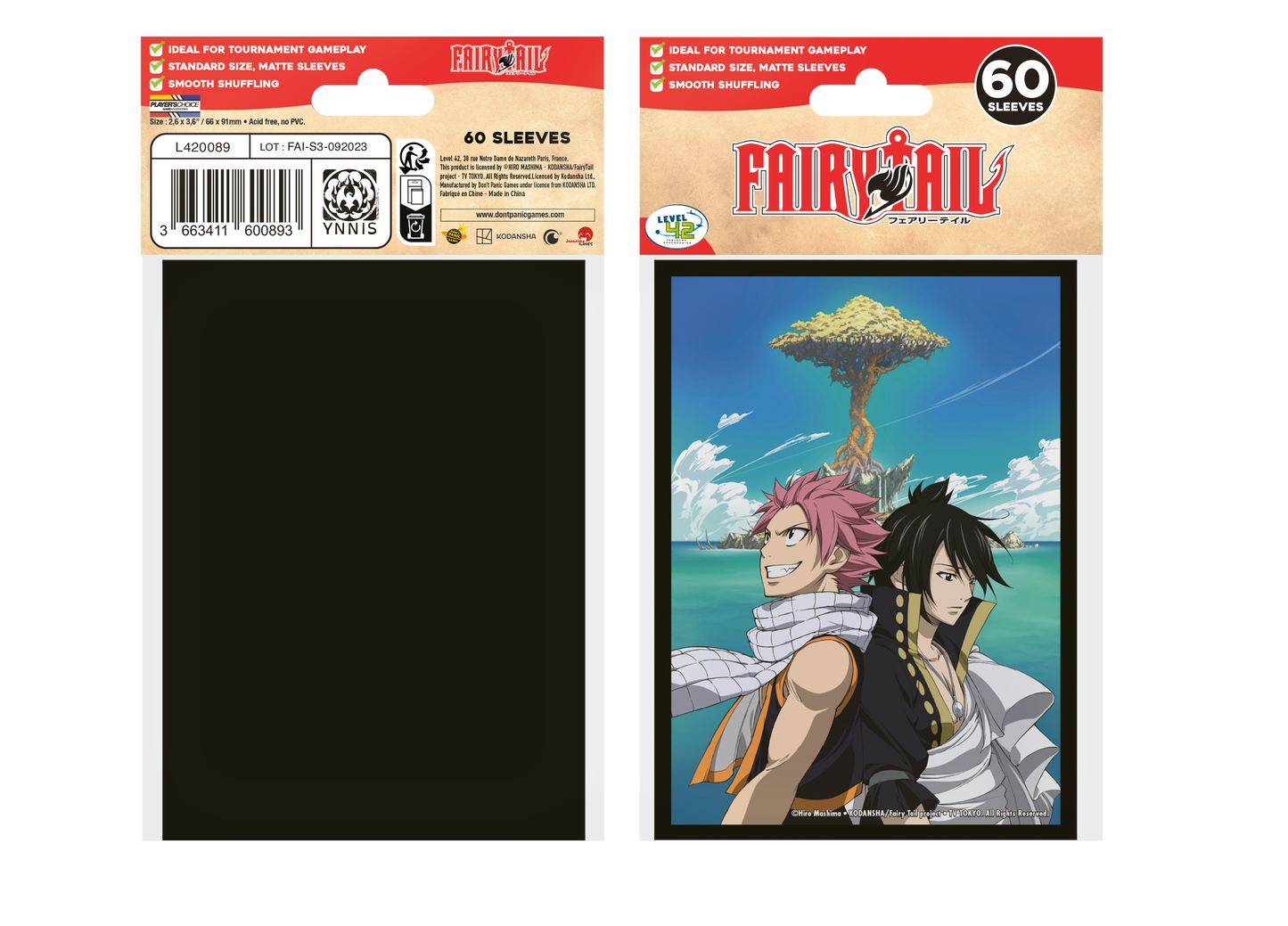 DPG - Standard Sleeve Fairy Tail: Brotherhood (60 sleeves)
