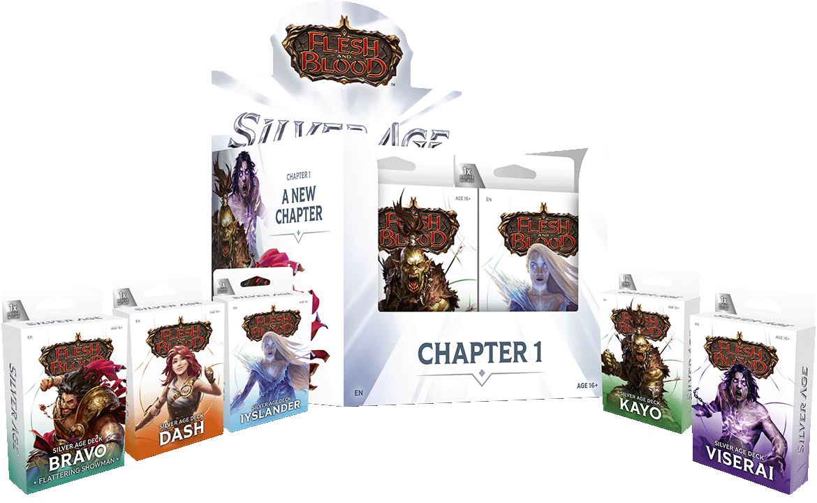FAB - Silver Age: Chapter 1 Decks Display (10 decks) - EN