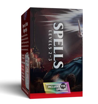 D&D - Trove Reference Cards - Spells: Levels 2-3 - EN