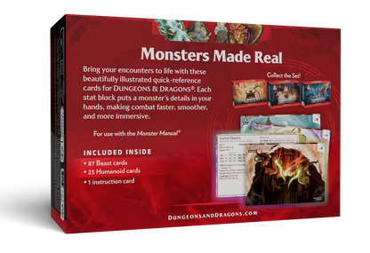 D&D - Trove Reference Cards - Monsters: Animals and NPCs - EN