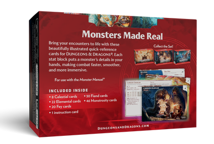 D&D - Trove Reference Cards - Monsters: Mystical and Menacing - EN